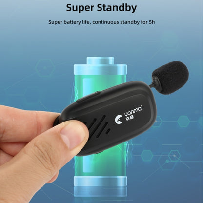 Yanmai K2 Portable Mini Wireless Bluetooth Lapel Microphone(White) - Consumer Electronics by Yanmai | Online Shopping UK | buy2fix