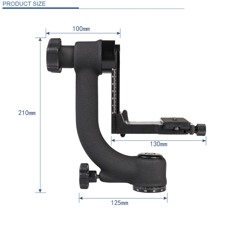 C022 Horizontal 360 Degree Gimbal Tripod Ball Head - Tripod Heads by buy2fix | Online Shopping UK | buy2fix