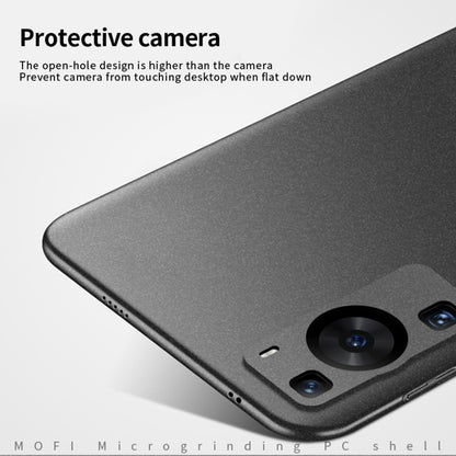 For Huawei P60 / P60 Pro MOFI Fandun Series Frosted PC Ultra-thin All-inclusive Phone Case(Black) - Huawei Cases by MOFI | Online Shopping UK | buy2fix