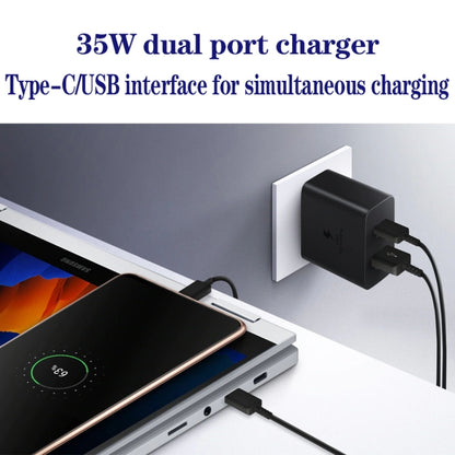 35W USB-C / Type-C + USB Charger Supports PPS / PD Protocol with Dual Type-C Cable, US Plug - USB Charger by buy2fix | Online Shopping UK | buy2fix