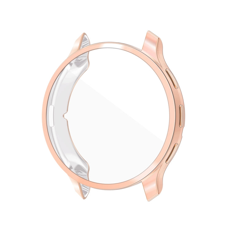 For Garmin Venu 3 ENKAY Hat-Prince Full Coverage Electroplated TPU Watch Case with Screen Protection(Rose Gold) - Watch Cases by ENKAY | Online Shopping UK | buy2fix