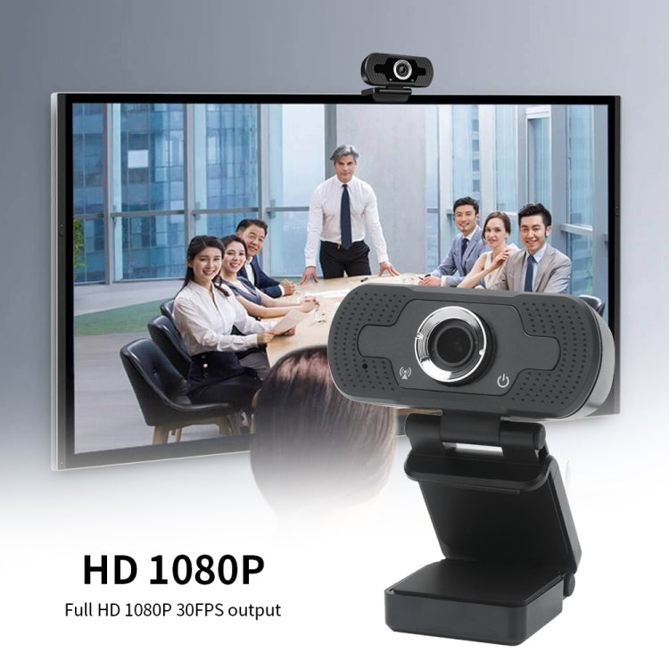 Full HD 1080P Web Camera With Noise Cancellation Microphone Skype Streaming Live Camera for Computer Android TV - Computer & Networking by buy2fix | Online Shopping UK | buy2fix