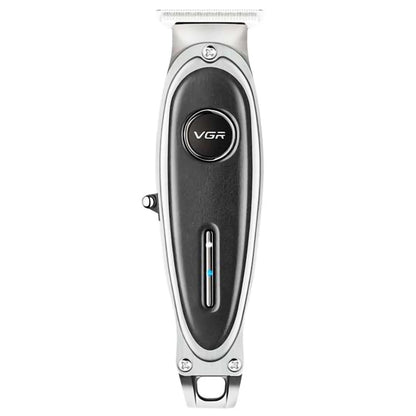 VGR V-262 5W USB Metal Leather Professional Hair Clipper (Black) - Hair Trimmer by VGR | Online Shopping UK | buy2fix