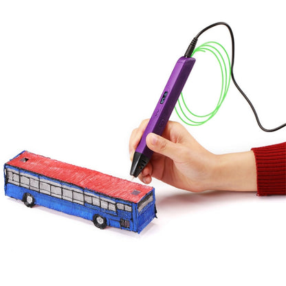 RP800A Childrens Educational Toys 3D Printing Pen, Plug Type:AU Plug(Purple) - Consumer Electronics by buy2fix | Online Shopping UK | buy2fix