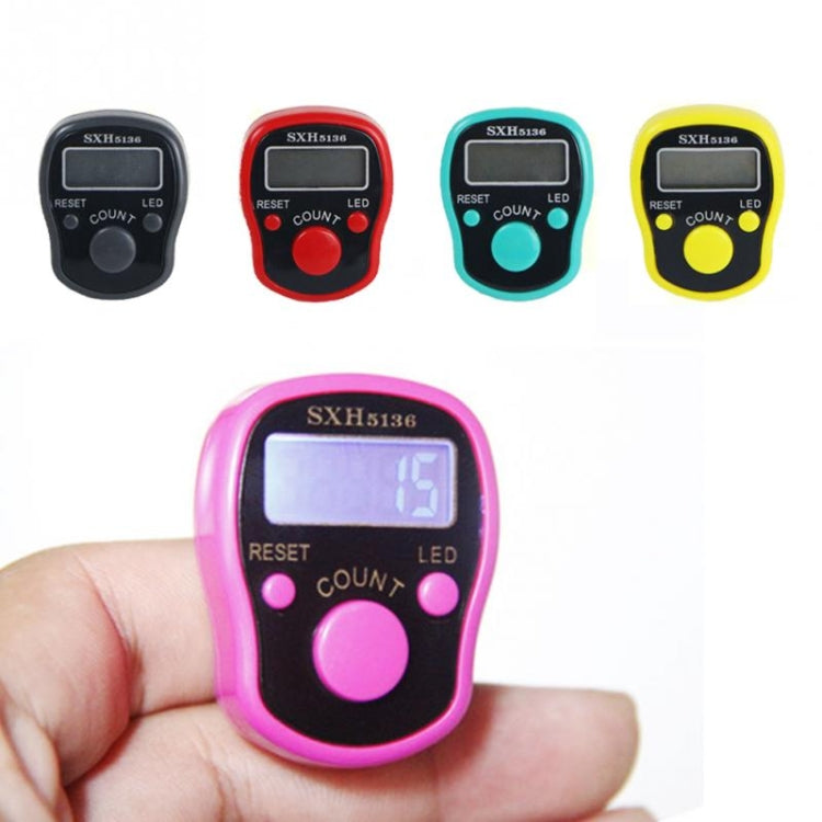 Electronic Digital Counter Portable Hand Operated Tally LCD Screen Finger Counter, Random Color - Consumer Electronics by buy2fix | Online Shopping UK | buy2fix
