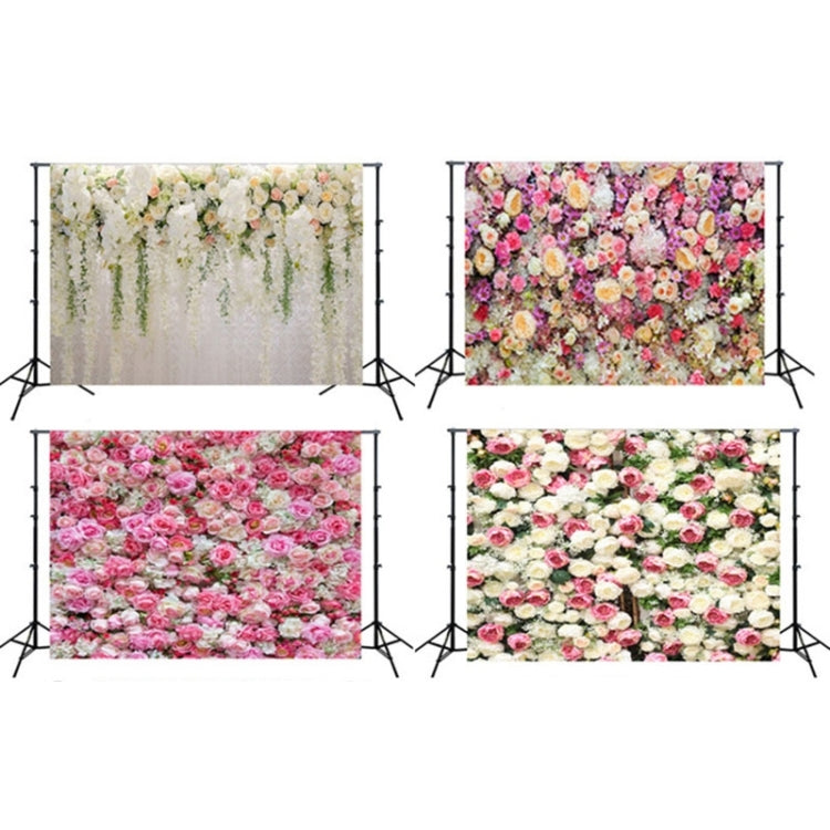 2.1m x 1.5m Flower Wall Simulation Rose Wedding Party Arrangement 3D Photography Background Cloth(H2) - Camera Accessories by buy2fix | Online Shopping UK | buy2fix