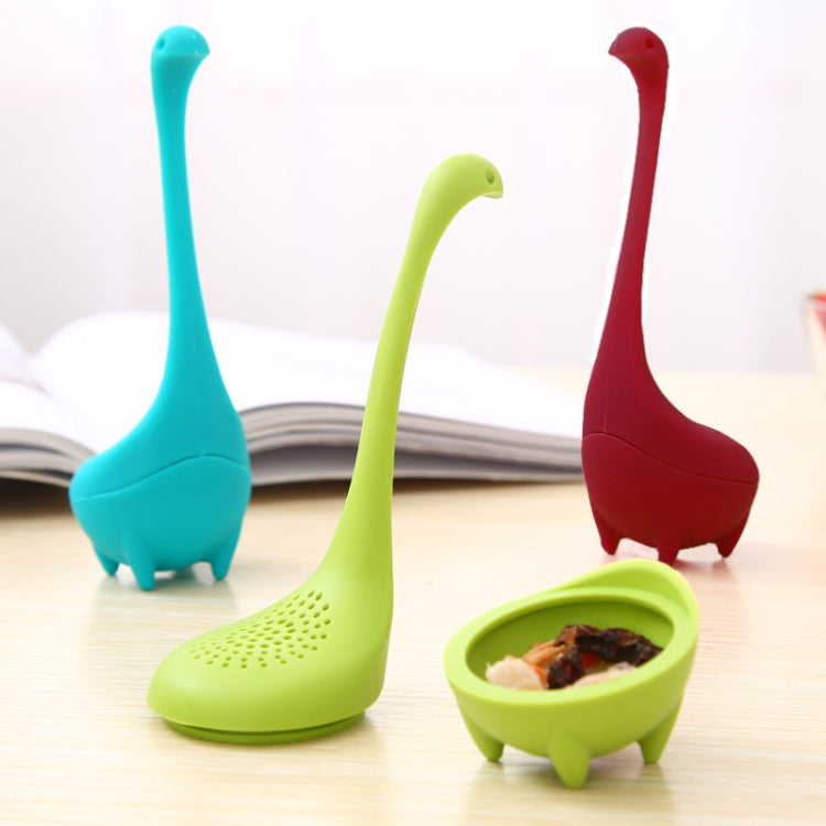 Food Grade PP Cooking Dinosaur Infuser Loch Ness Monster Shape Heat Resistance Total Tea Strainers Teaware Coffee Tools(Green) - Home & Garden by buy2fix | Online Shopping UK | buy2fix