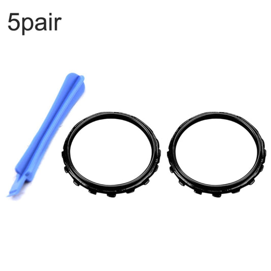 For Xbox One Elite 5pairs 3D Replacement Ring + Screwdriver Handle Accessories, Colour:Black - Repair & Spare Parts by buy2fix | Online Shopping UK | buy2fix