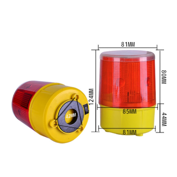 Night Solar Warning Construction Safety Warn Flash Lights Signal Light(Magnet) - Warning Lights by buy2fix | Online Shopping UK | buy2fix