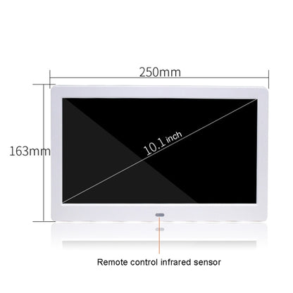 DPF-106 10.1 inch Digital Photo Frame LED Video Advertising Machine, Plug:AU Plug(Black) - Consumer Electronics by buy2fix | Online Shopping UK | buy2fix