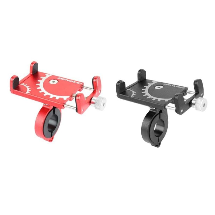 Battery Electric Vehicle Motorcycle Bicycle Riding Navigation Aluminum Alloy Mobile Phone Bracket(Red) - Holders by buy2fix | Online Shopping UK | buy2fix