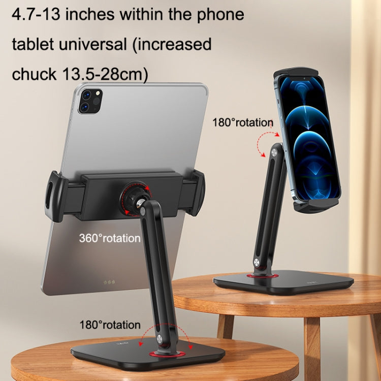 SSKY X28 Desktop Phone Tablet Stand Folding Bed Head Online Classes Convenient Support(Black) - Desktop Holder by SSKY | Online Shopping UK | buy2fix