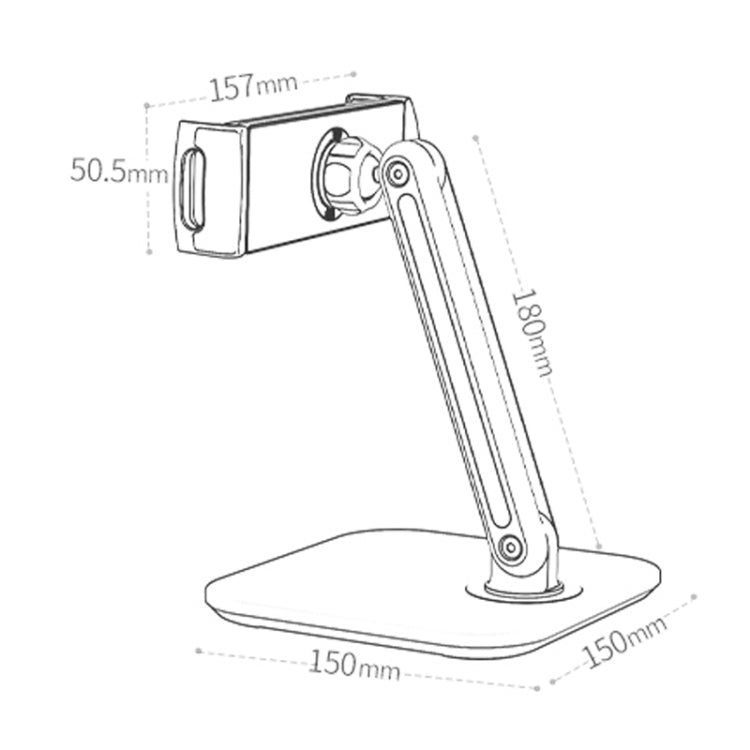 SSKY X28 Desktop Phone Tablet Stand Folding Bed Head Online Classes Convenient Support(Black) - Desktop Holder by SSKY | Online Shopping UK | buy2fix