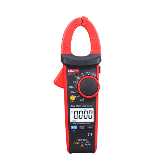 UNI-T UT216A 600A Digital Clamp Meter AC DC Voltage Detector - Consumer Electronics by UNI-T | Online Shopping UK | buy2fix