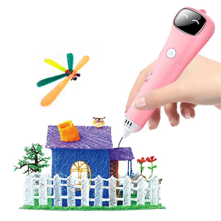 3D Printing Pen Low Temperature Painting Pen With 55m PCL(Pink) - Consumer Electronics by buy2fix | Online Shopping UK | buy2fix