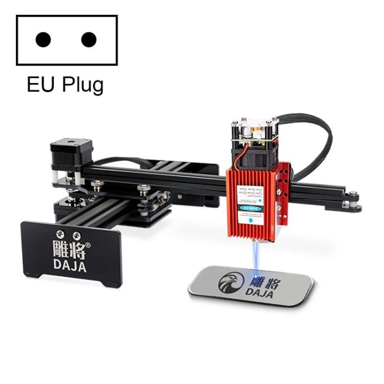 DAJA D2 15W Stainless Steel Metal Automatic CNC Small Portable Laser Engraving Machine(EU Plug) - Consumer Electronics by DAJA | Online Shopping UK | buy2fix