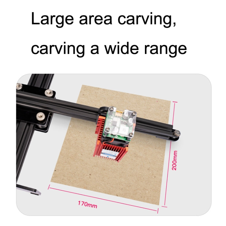 DAJA D2 15W Stainless Steel Metal Automatic CNC Small Portable Laser Engraving Machine(EU Plug) - Consumer Electronics by DAJA | Online Shopping UK | buy2fix