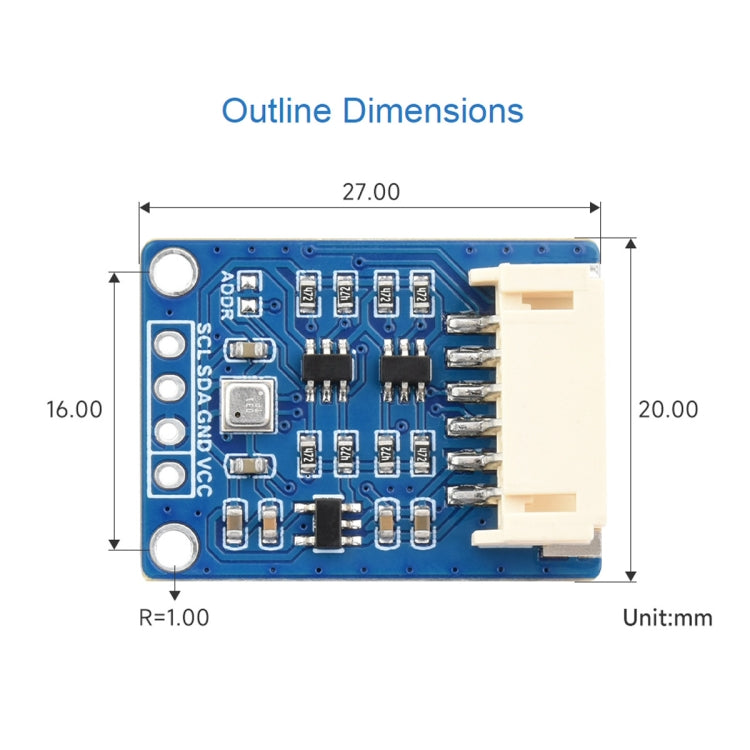 Waveshare BME688 Environmental Sensor Supports Temperature / Humidity / Barometric Pressure / Gas Detection - Consumer Electronics by Waveshare | Online Shopping UK | buy2fix