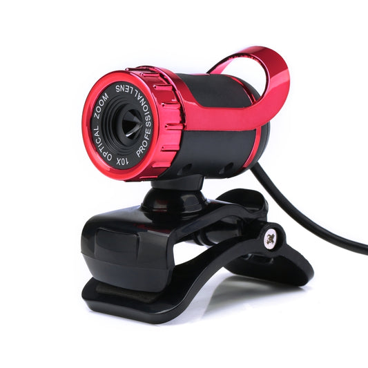 HXSJ A859 480P Computer Network Course Camera Video USB Camera Built-in Sound-absorbing Microphone(Red) - HD Camera by HXSJ | Online Shopping UK | buy2fix