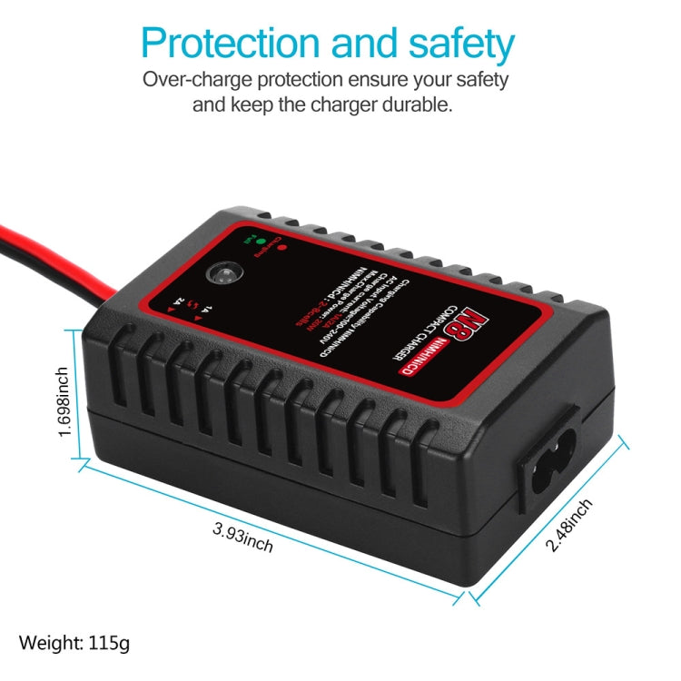 HTRC N8 Ni-MH Ni-Cr Battery Charger Smart Balance Charger, UK Plug - Charger by HTRC | Online Shopping UK | buy2fix