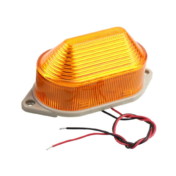 AC220V Led Mini Strobe Signal Warning Light Silent Warning Light(Orange) - Warning Lights by buy2fix | Online Shopping UK | buy2fix