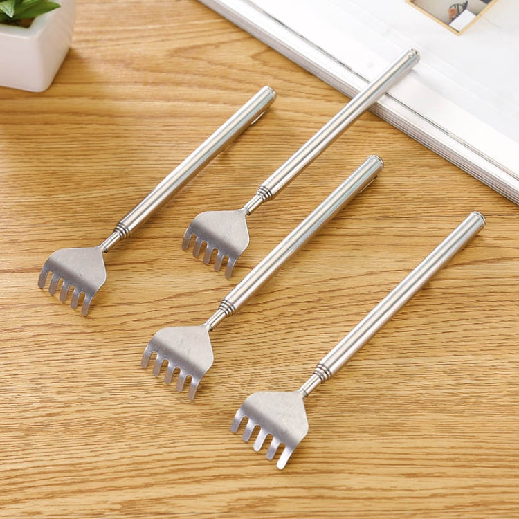 2 PCS Extendable Back Scratcher Stainless Steel Telescopic Anti Itch Claw Massager Extender - Massage & Relaxation by buy2fix | Online Shopping UK | buy2fix