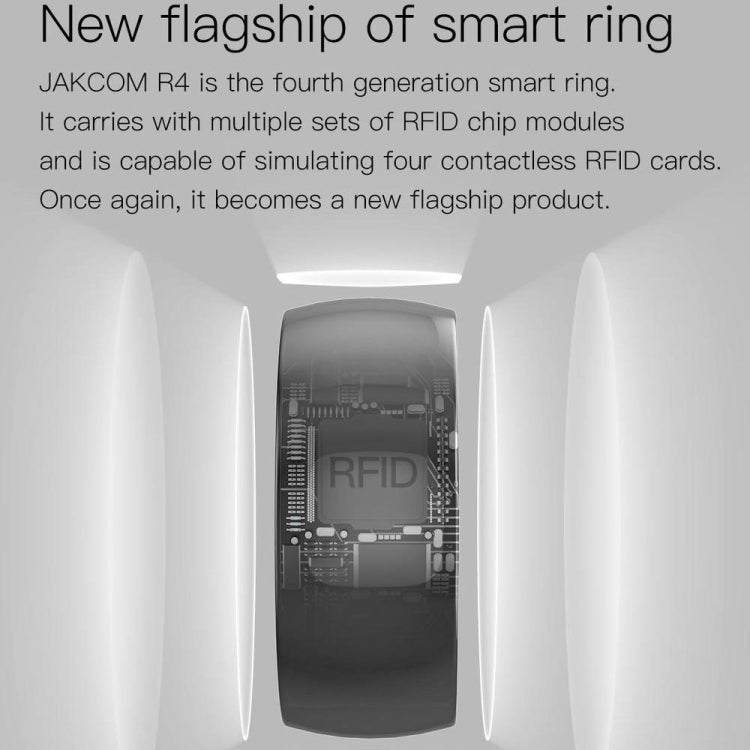 JAKCOM R4 Smart Ring Multifunctional Lord Of The Rings, Size: 70mm for Apple & Android(Number 12) - Smart Rings / Smart Telephones by JAKCOM | Online Shopping UK | buy2fix