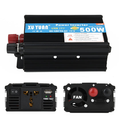 XUYUAN 500W Inverter Power Converter, Specification: 12V to 110V -  by XUYUAN | Online Shopping UK | buy2fix