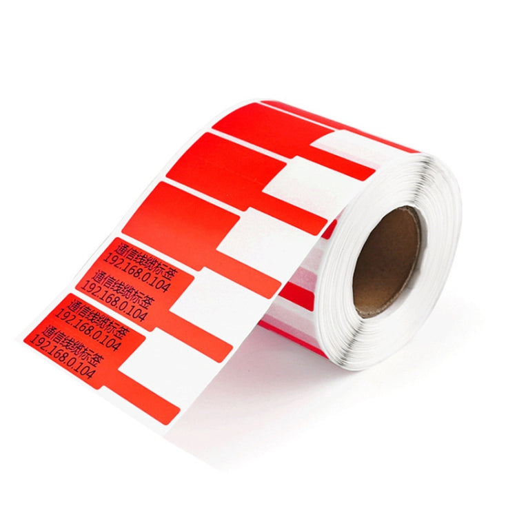 Printing Paper Cable Label For NIIMBOT B50 Labeling Machine(02T-Red) - Printer Accessories by NIIMBOT | Online Shopping UK | buy2fix