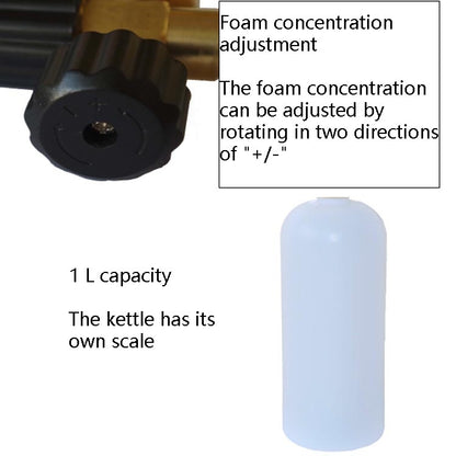 Car Wash Water Gun Foam Pot High Pressure Foam Gun Foam Pot(Gray Handle) - Car Washer & Accessories by buy2fix | Online Shopping UK | buy2fix