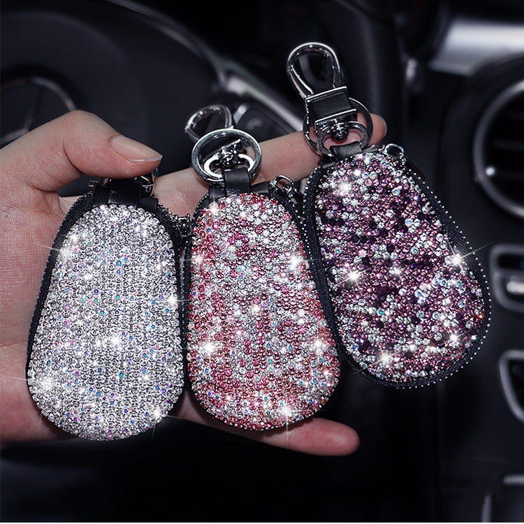 Diamond Car Gourd Key Case Car Key Case(Purple Diamond) - Car Key Cases by buy2fix | Online Shopping UK | buy2fix