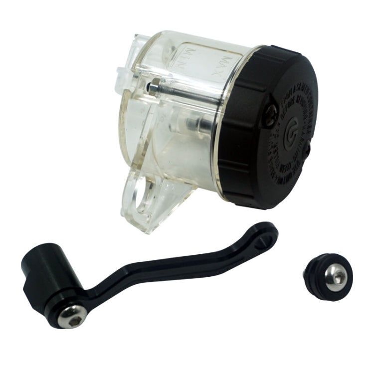 Motorcycle Modified Fittings Front Brake Oil Liquid Oil Cup Direct Pump Large Capacity Universal Oil Pot(Transparent) - In Car by buy2fix | Online Shopping UK | buy2fix