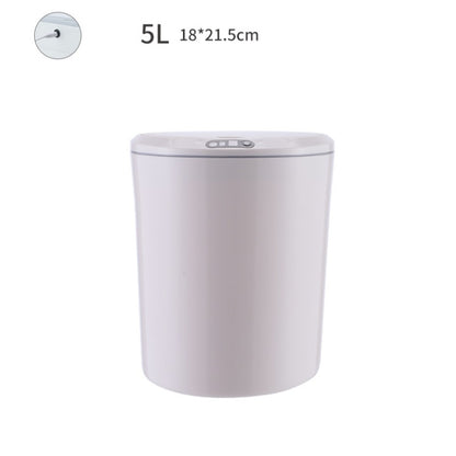 EXPED SMART Desktop Smart Induction Electric Storage Box Car Office Trash Can, Specification: 5L USB Charging (Khaki) - Trash Bin & Bags by EXPED SMART | Online Shopping UK | buy2fix