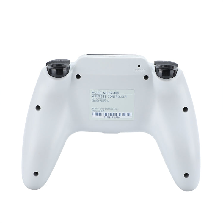 ZR486 Wireless Game Controller For PS4, Product color: White - Gamepads by buy2fix | Online Shopping UK | buy2fix