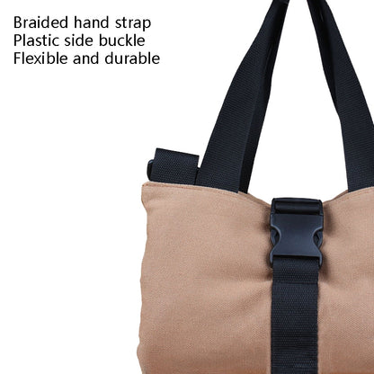 CL168 Car Tool Hanging Storage Bag Hardware Tool Portable Canvas Bag(Khaki) - Storage Bags & Boxes by buy2fix | Online Shopping UK | buy2fix