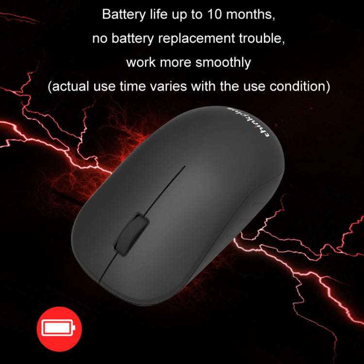 Lenovo Thinkplus WL80 Business Portable Ergonomic Wireless Mouse - Wireless Mice by Lenovo | Online Shopping UK | buy2fix