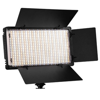 600 LEDs Stepless Adjustment Live Fill Light Reversible Photography Soft Light, Style: 10 inch(EU Plug) -  by buy2fix | Online Shopping UK | buy2fix