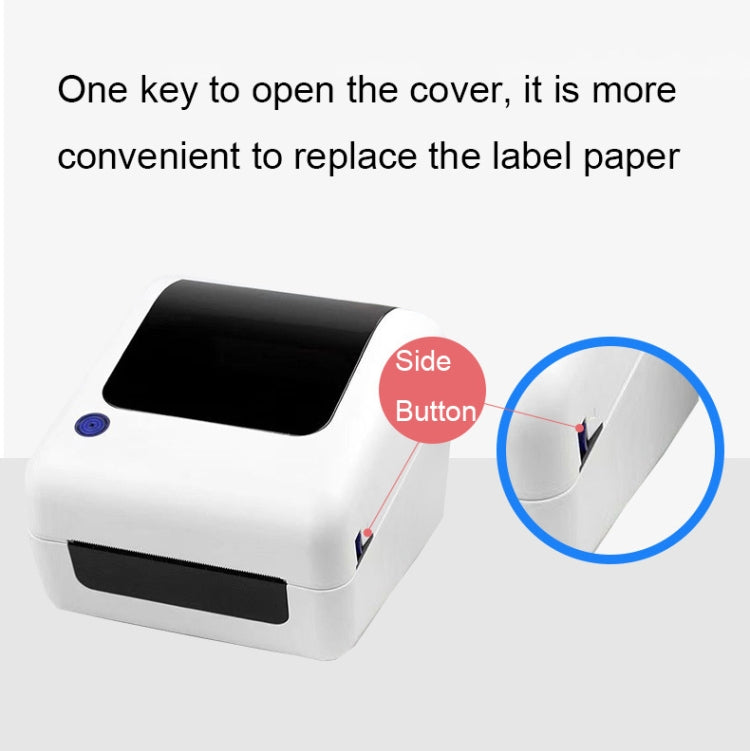 100mm Express Order Printer Thermal Self-adhesive Label Printing Machine, Style:IP486BT(UK Plug) - Consumer Electronics by buy2fix | Online Shopping UK | buy2fix