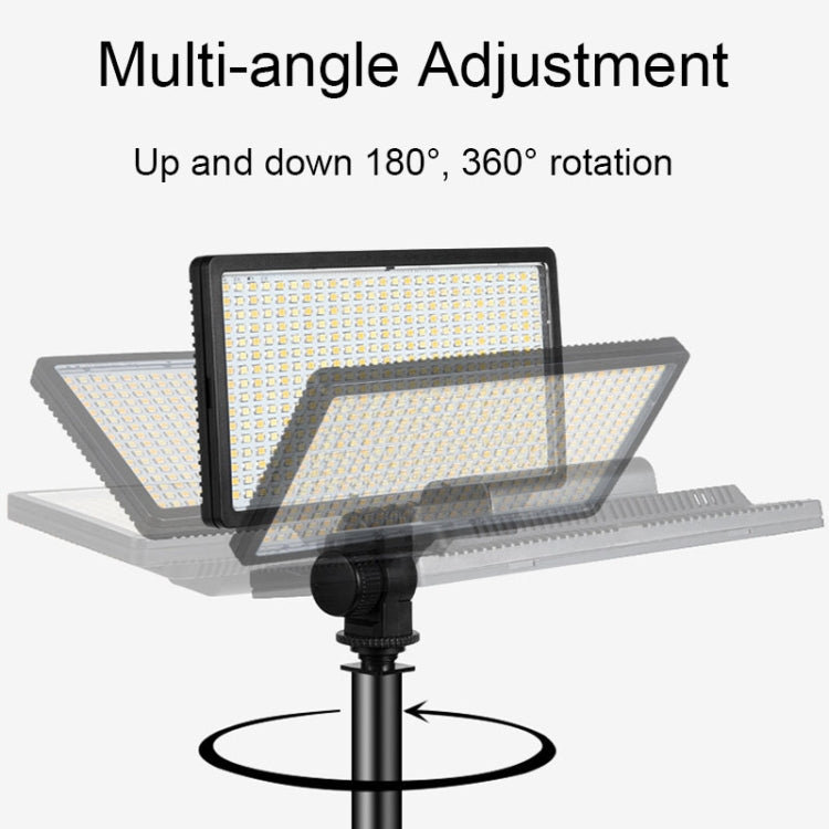 1064 LEDs Stepless Adjustment Live Fill Light Reversible Photography Soft Light, Style: 12 inch(US Plug) -  by buy2fix | Online Shopping UK | buy2fix