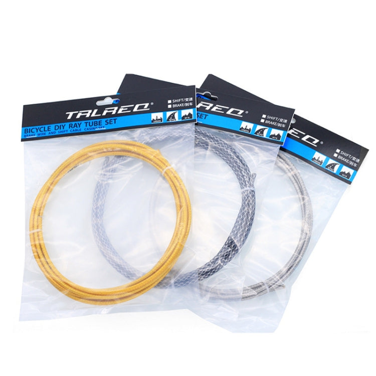 2 PCS TRLREQ ZH209 Mountain Road Car Bicycle 5mm Braided Tube, Style: 3m Brake(Titanium Color) - Outdoor & Sports by buy2fix | Online Shopping UK | buy2fix