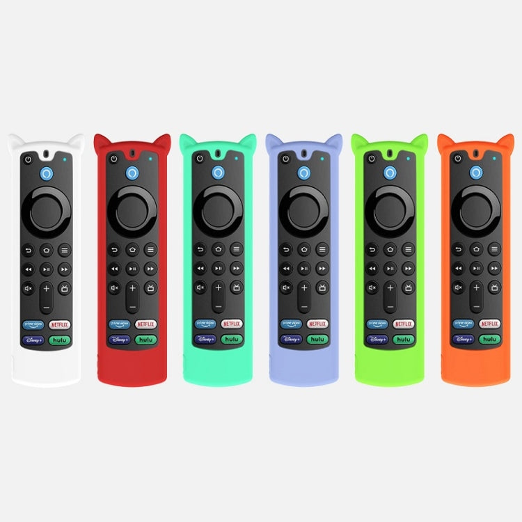 2 PCS Y26 Remote Control Case For Amazon ALEXA Voice Remote 3rd Gen(Luminous Blue) - Consumer Electronics by buy2fix | Online Shopping UK | buy2fix