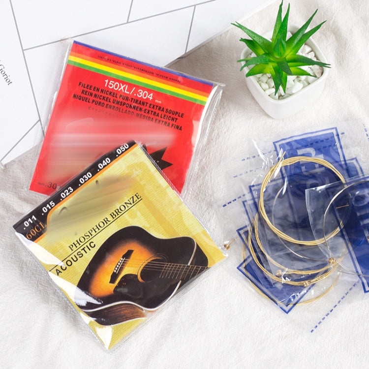 3 Sets Folk Guitar Brass Strings Acoustic Guitar Set Strings 1-6(Red Packing 012) - Stringed Instruments by buy2fix | Online Shopping UK | buy2fix