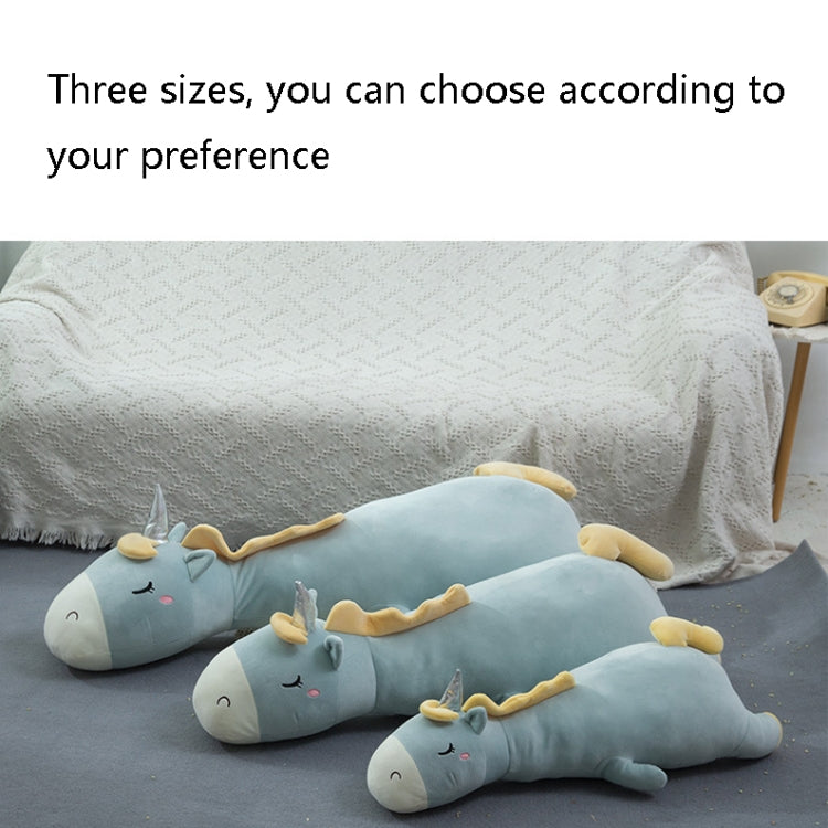 Unicorn Doll Long Pillow Plush Toys Bedside Cushion, Size: 95cm(Blue Green) - Soft Toys by buy2fix | Online Shopping UK | buy2fix