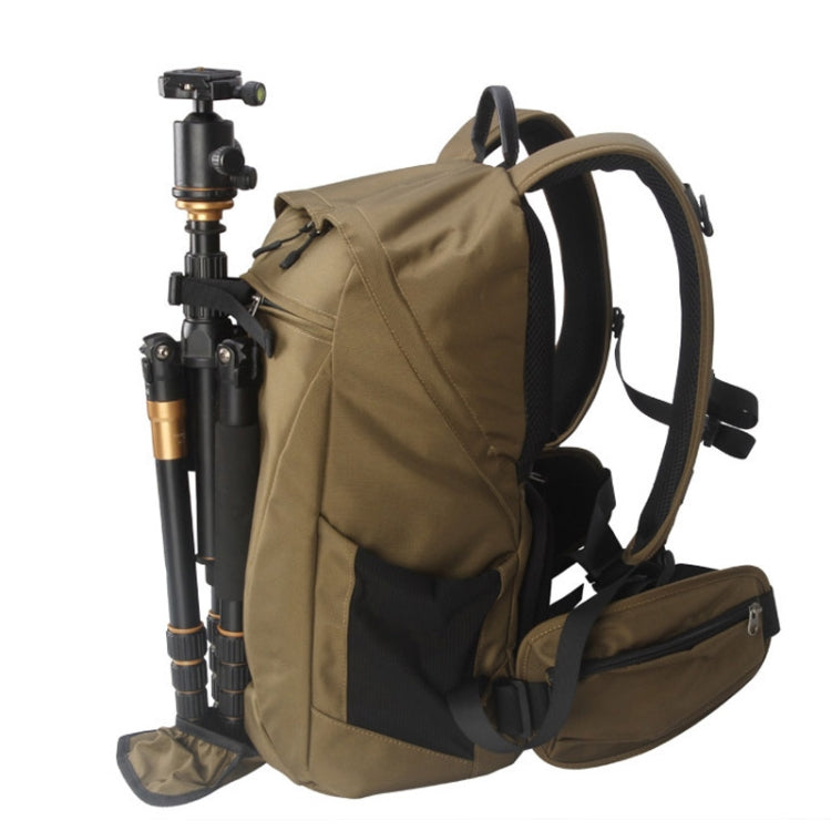 3011 Multifunctional Double Shoulder SLR Digital Camera Bag, Size: Small(Khaki) - Camera Accessories by buy2fix | Online Shopping UK | buy2fix