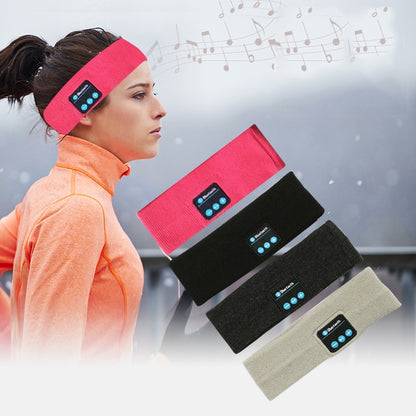 Bluetooth Headset Sports Headband Outdoor Running Yoga Sweat-Absorbent Headscarf, Colour: Dark Gray - Smart Wear by buy2fix | Online Shopping UK | buy2fix