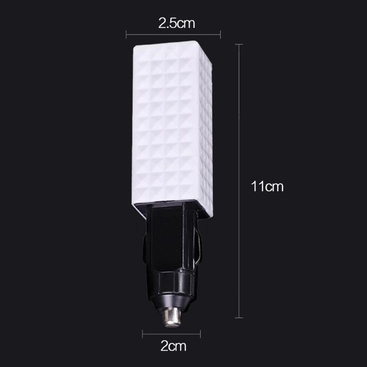 EP502 Car Cigarette Lighter Activated Carbon Brush Negative Ion Air Purifier(White) - In Car by buy2fix | Online Shopping UK | buy2fix