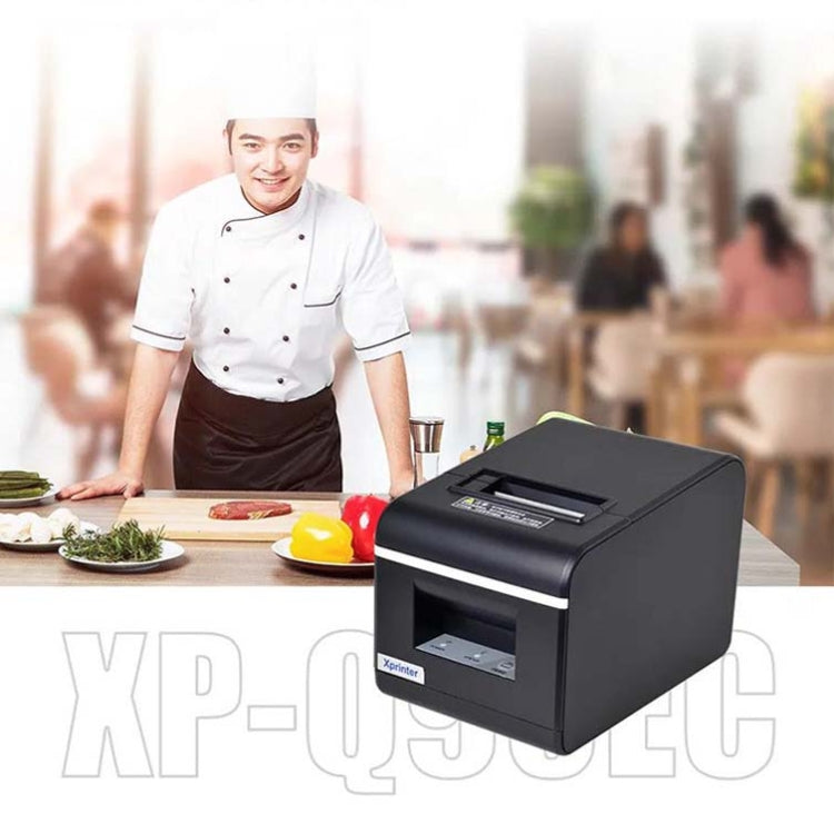 Xprinter XP-Q90EC 58mm Portable Express List Receipt Thermal Printer, Style:USB+Bluetooth(UK Plug) - Consumer Electronics by Xprinter | Online Shopping UK | buy2fix