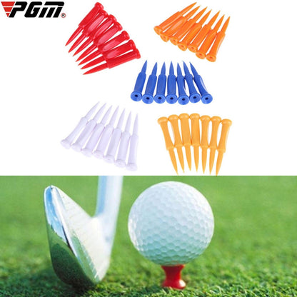 60 PCS PGM QT012 Golf Ribbon Needle Golf Plastic Ball TEE, Random Color Delivery, Specification: 68mm - Golf Accessories by PGM | Online Shopping UK | buy2fix