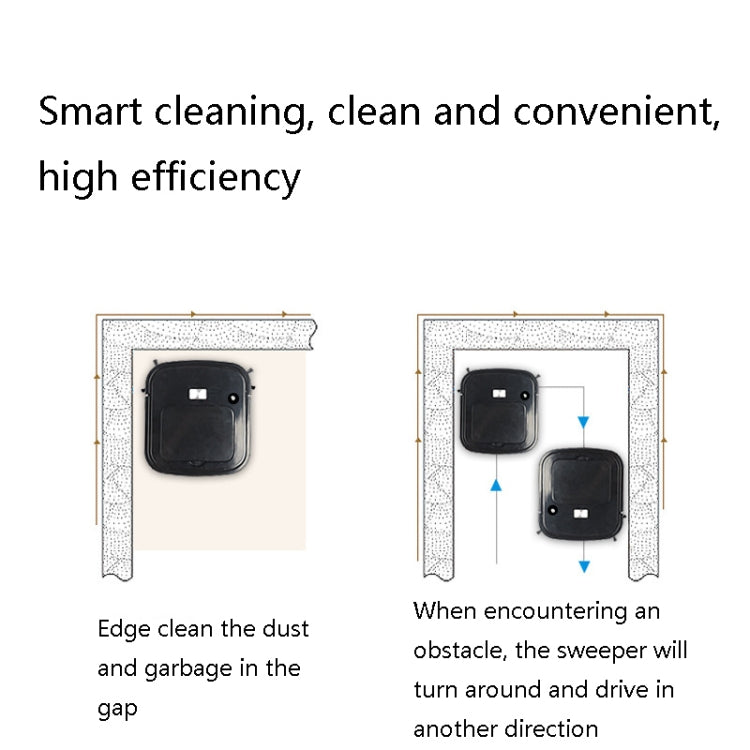 3 in 1 Smart USB Charging Sweeping Machine, Specification: Spray Type (Cool Black) - Consumer Electronics by buy2fix | Online Shopping UK | buy2fix