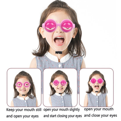 3 PCS Children Funny Glasses Toys Amusing Tricky Props(Pink Yellow) -  by buy2fix | Online Shopping UK | buy2fix